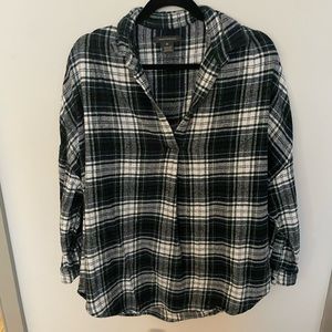 French connection oversized flannel